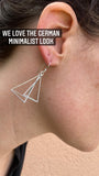 Geometrische Dreiecke Earrings