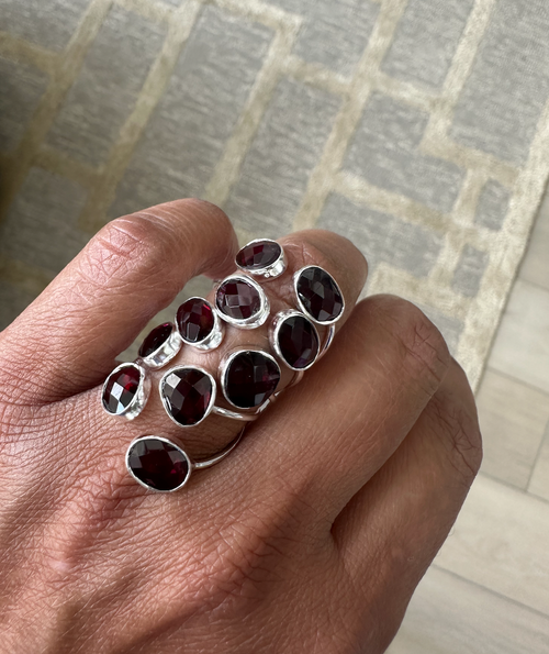 Gaudi 10 Stone Non Connect - Garnet