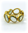 Cobblestone Ring Aquamarine 6