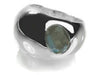 Gaudi Dome Ring with Faceted Stone Labradorite