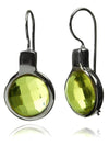 Italian Faceted Circle Earrings