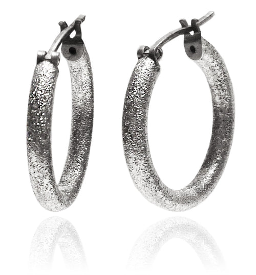 Capri Shimmer Hoops - Small