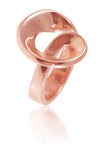 Rose Gold Plated Guggenheim Swirl Ring