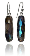 Thin Mini Vertical Drops - Labradorite