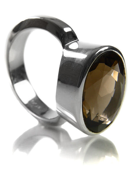 Side Paisley Ring Garnet