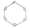 Cinque Pietra Bracelet Green Amethyst