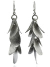 Nine Brushed Leaf Earring Drops