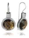 Italian Faceted Circle Earrings