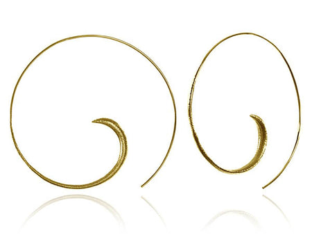 Rose Gold Plated Egyptian Raqs Sharqui Earrings