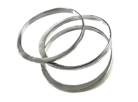 Art Deco Circle Pop Ring  - Labradorite