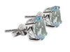 Jaipuri Studs Blue Topaz