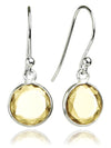 Hanging Puntino Earrings Citrine