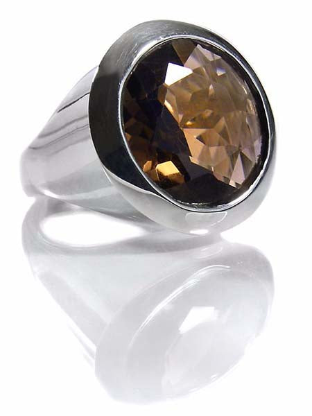 Side Paisley Ring Garnet