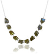 Geometric Choker Labradorite