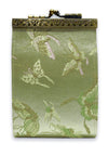 Cathayana Card Holder - RFID Light Green Butterfly