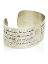 Spanish Poetic Cuff