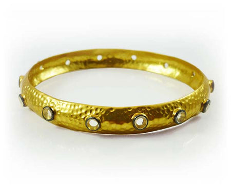 Gold Plated Mughal Vintage Coin Bangle
