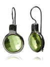 Italian Faceted Circle Earrings