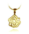 18K Gold Plated Barcelona Flower Pendant