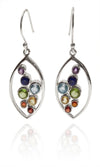 Chakra Leaf Earrings