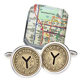 Vintage NYC Metro Cufflinks