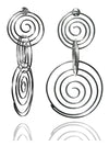 Three Swirl Earrings