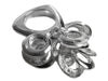 Italian Multi Circle Classic/Brushed Dangle Ring