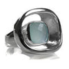 Art Deco Stone Pop Ring (AC)