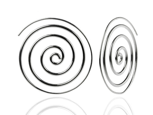 Large Concentric Swirl Earrings