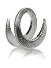 Brushed Bilbao Swirl Ring