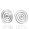 Large Concentric Swirl Earrings