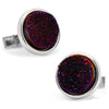 Red Druzy Cufflinks