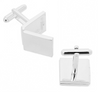 Palladium Square Locket Cufflinks