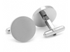 Round Titanium Cufflinks